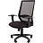 Кресло для руководителя Easy Chair 672 TC черное (ткань/сетка, пластик)