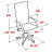 Кресло для руководителя Easy Chair 672 TC с подголовником черное (ткань/сетка, пластик) Фото 2