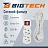 Сетевой фильтр BigTech ST210-3-W на 2 розетки 3 метра Фото 1