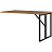 Стол приставной K-Loft Director (дуб натуральный, 1200х800х752 мм)