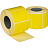 Термоэтикетки 58х40 мм ЭКО диаметр втулки 40 мм желтые (6 рулонов по 700 этикеток)