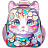 Ранец Комус Класс Basic Kitty Stikers, 2 отд