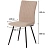Стул обеденный Комус Мебель Fresno бежевый (ткань, металл) Фото 0