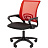 Кресло офисное Easy Chair 304 LT красное/черное (сетка/ткань, пластик)