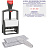 Датер автоматический Colop S2860-Set, 10 строк, самонаборный, металлический