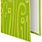 Папка-регистратор Attache Fantasy 75 мм салатовая/зелёная ламинированный картон/бумага Фото 4