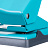 Дырокол Maped Essentials Metal Deco до 25 листов бирюзовый Фото 2