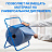 Материал протирочный нетканый Puretech W3 60г/м2,синий, 30x34см,500л/рул Фото 2
