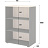 Стеллаж для документов К-Loft 241H011 дуб скандинавский/графит 786х420х1080 мм Фото 1