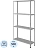 Стеллаж металлический Cobalt Shelf MS KD серый 4 полки 1000х300х1750 мм Стеллаж металлический Cobalt Shelf MS KD серый 4 полки 1000х300х1750 мм