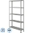 Стеллаж металлический Cobalt Shelf MS200KD/100x30/5 серый 5 полок 1000х300х1950 мм Стеллаж металлический Cobalt Shelf MS200KD/100x30/5 серый 5 полок 1000х300х1950 мм