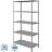 Стеллаж металлический Cobalt Shelf MS KD серый 5 полок 1000х500х1950 мм Стеллаж металлический Cobalt Shelf MS KD серый 5 полок 1000х500х1950 мм