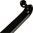 Ложка (рожок) для обуви Luscan ABS-пластик 60 см чёрная Фото 1