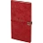 Еженедельник датированный 2026 год Escalada искусственная кожа 175х95 мм 64 листа красный с фиксирующей резинкой, 70394
