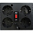 Стабилизатор напряжения Powercom TCA-3000 Black, 1500W Фото 0