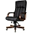 Кресло VB_ Бюрократ T-9932Walnut черный эко.кожа крестов. металл/дерево