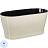Горшок для цветов Idiland Lira 4 л с внутренней вставкой 2.8 л бежевый (14x14.5 см)