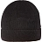 Шапка трикотажная чёрная с отворотом вязаная Фото 0 Шапка трикотажная чёрная с отворотом вязаная Фото 0