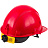 Каска защитная РОСОМЗ СОМЗ-55 FavoriT Rapid красная с храповым механизмом (75716) Фото 1