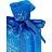 Мешочек для подарков Ледяной узор, 24x18x9см, голубой, НУ-6243 Фото 3 Мешочек для подарков Ледяной узор, 24x18x9см, голубой, НУ-6243 Фото 3