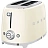 Тостер SMEG TSF01CREU,2 ломтика, кремовый