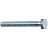 Болт DIN933 с шестигр. головкой оцинк. М8х60 (20шт/уп) Zitar (105212)