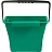 Ведро SYR 7 л навесное зеленое_ДДП Фото 0