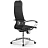 Кресло для руководителя Ergolife Set 12 чёрное (сетка, металл) Фото 0
