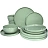 Набор столовой посуды 12 пр,  цв.мятный