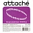 Блок для записей 90x90x90 мм в боксе белый Attache (плотность 80 г/кв.м) Фото 2