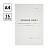Домовая книга А4, 16л., на скрепке, блок офсетный Фото 0