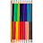 Карандаши цветные Maped Color'Peps Duo Color 12 карандашей 24 цвета трёхгранные (двусторонние) Фото 1