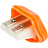 Точилка для карандашей Attache Selection пластиковая с контейнером оранжевая (2 отверстия) Фото 0