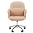 Кресло офисное Chairman CH 130, велюр, бежевое, 7142120 Фото 1