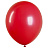 Воздушные шары, 50шт., М12/30см, MESHU, пастель, красный