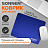 Коврик для мыши SONNEN "BLUE", резина + ткань, 220х180х3 мм, 513308 Фото 0