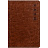 Телефонная книга А7, 64л., кожзам, BG "Nebraska. Brown", с вырубкой