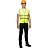 Жилет сигнальный Тип 2Т лимонный с СОП размер L (48-50) Фото 1