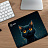 Коврик для мыши CACTUS "Black Cat", 250x200x3 мм, CS-MP-D09S Фото 0