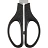 Ножницы 169 мм Attache с пластиковыми симметричными ручками черного цвета Фото 3