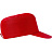 Каскетка защитная Ампаро Престиж красная (126906) Фото 0