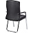 Конференц-кресло Easy Chair 807 VPU черное (искусственная кожа, металл хромированный) Фото 4