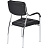 Стул офисный Easy Chair 805VP черный (искусственная кожа, металл хромированный) Фото 3