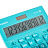 Калькулятор настольный CASIO GR-12С-LB (210х155 мм), 12 разрядов, двойное питание, ГОЛУБОЙ, GR-12C-LB-W-EP Фото 3