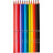Карандаши цветные BIC Tropicolors 12 карандашей 12 цветов шестигранные Фото 0