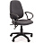 Кресло офисное Easy Chair 318 AL серое (ткань, пластик)