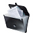 Портфель-картотека пластиковая Attache А4 черная (37x27x3 см, 12 отделений) Фото 2
