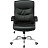 Кресло для руководителя Easy Chair 550 TR черное (рециклированная кожа с компаньоном, металл) Фото 0