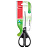 Ножницы 170 мм Maped Essentials Green с пластиковыми симметричными ручками черного цвета 468010 Фото 0