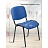 Стул офисный Easy Chair Изо синий кожзаменитель металл чёрный (550726) Фото 3
